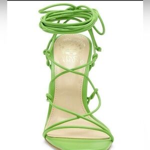 Vince Camuto Lime Green Strappy Heels